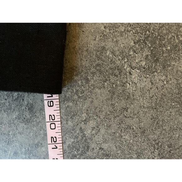 Vintage‎ Western Bolero Jacket Womens M Black Linen Leather Embellished 80s USA - Picture 10 of 11